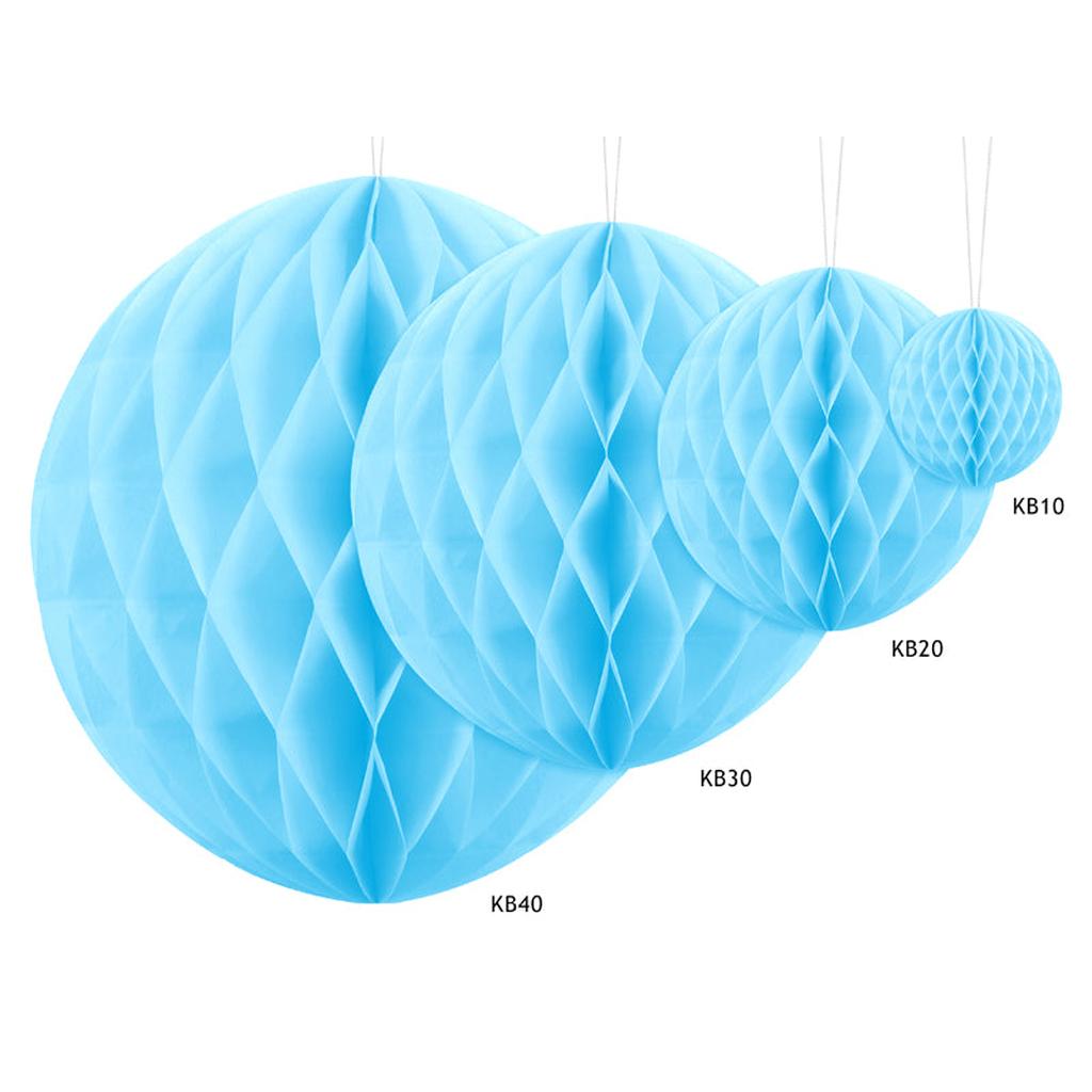 Seidenpapierkugel, hellblau, 20cm