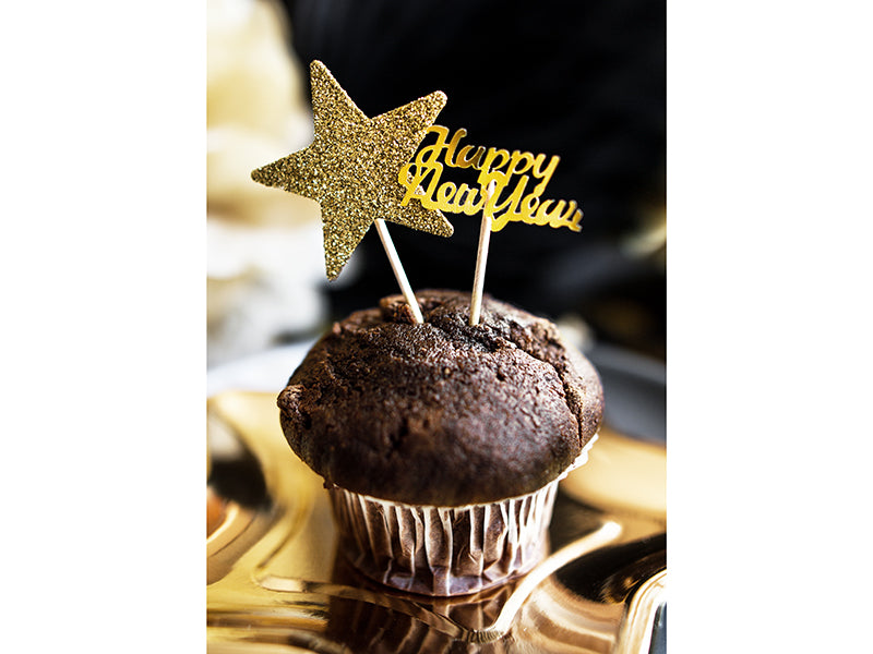 Konfetti Happy New Year Gold 4 × 2 cm
