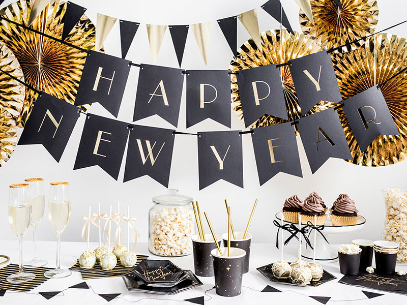 Konfetti Happy New Year Gold 4 × 2 cm
