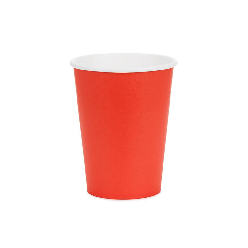 Pappbecher, rot, 250ml