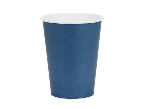 Pappbecher, dunkelblau, 250ml