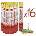 Konfetti Kanonen 16er Set 24 cm