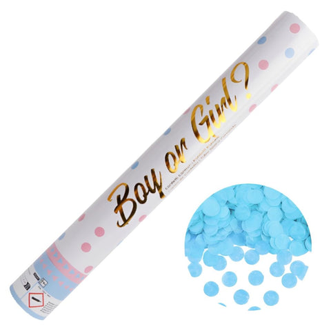 Konfettikanone Boy or Girl - Blau