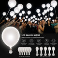 LED-Ballons 30 cm, Weiss
