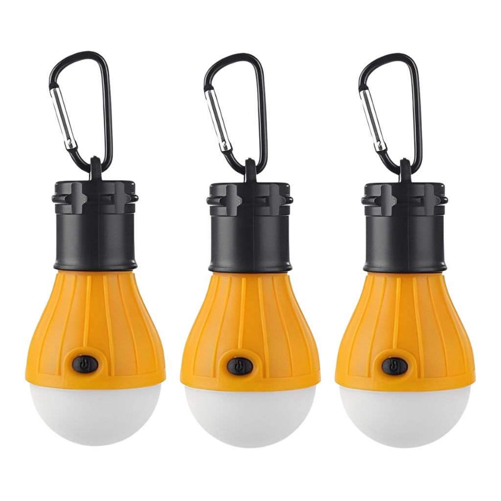 LED Campinglampe 3er-Set Gelb