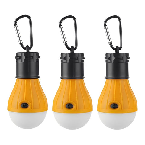 LED Campinglampe 3er-Set Gelb