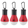 LED Campinglampe 3er-Set Rot
