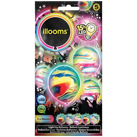 5 LED Ballone MARBLE - illooms