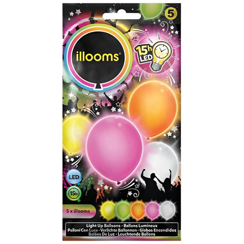 5 LED Ballone Summertime - illooms