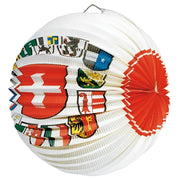 Lampion mit CH-Kantonen für 1. August Ø25