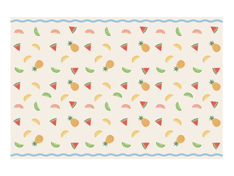 Papiertischdecke Früchte, 180x120 cm, Mix