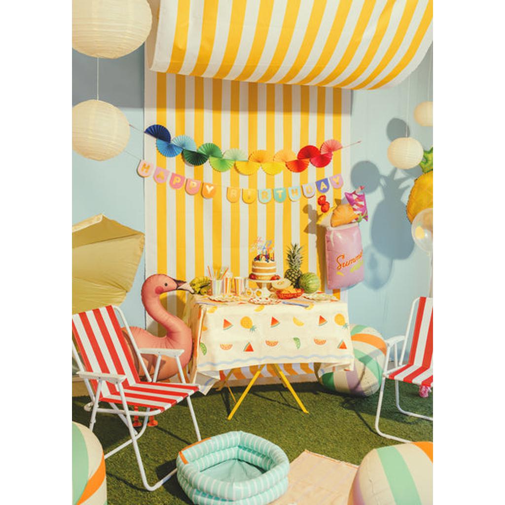 Papiertischdecke Früchte, 180x120 cm, Mix