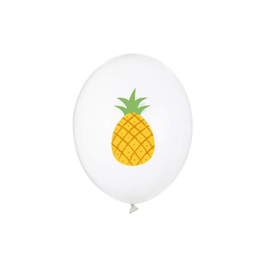 Ballons 30 cm, Ananas, Crystal Clear