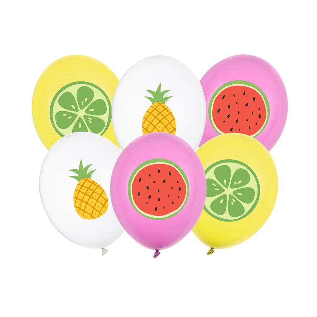 Ballons 30 cm, Früchte, Mix
