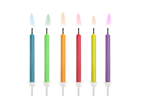 Geburtstagskerzen Bunte Flammen, Mix