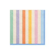 Servietten Streifen, 33x33 cm, Mix
