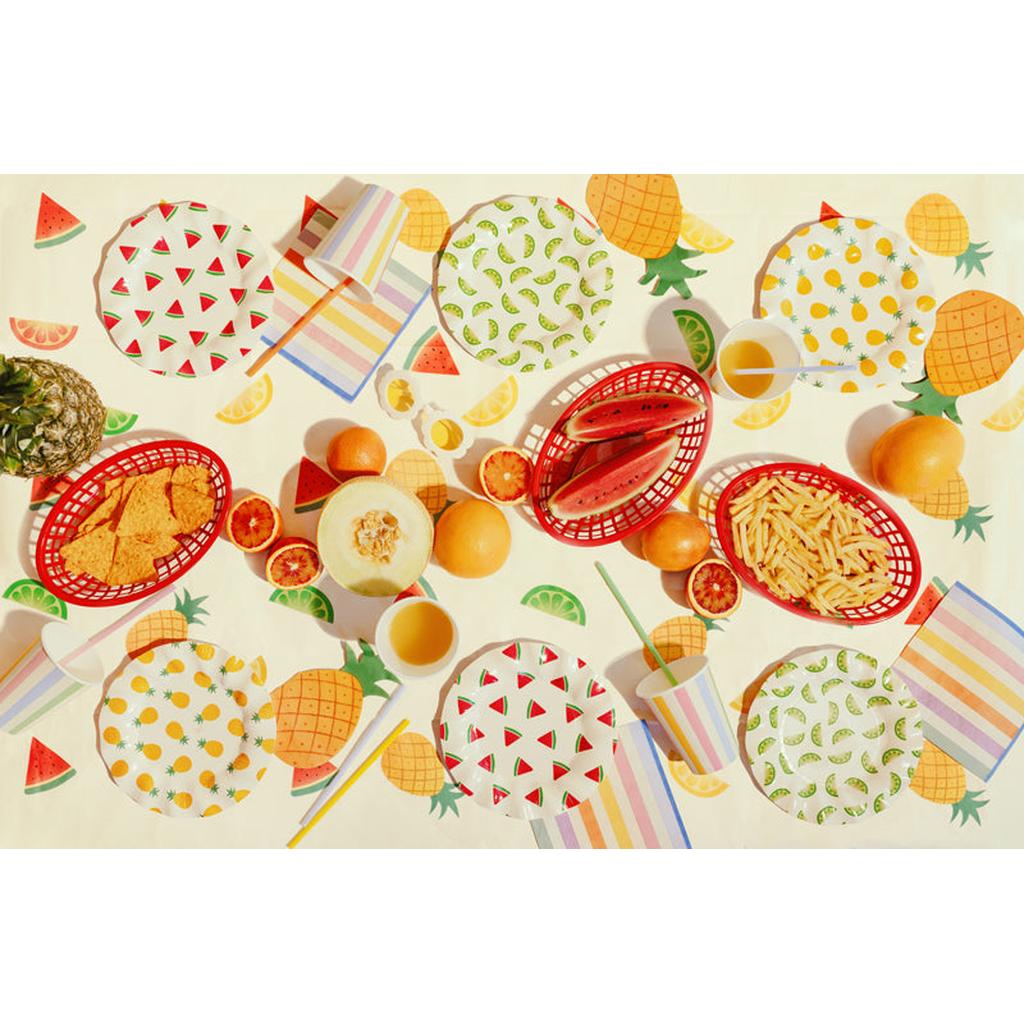 Servietten Streifen, 33x33 cm, Mix
