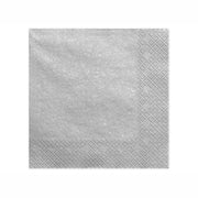 Servietten Silber-Metallic 40 × 40 cm - 20 Stück