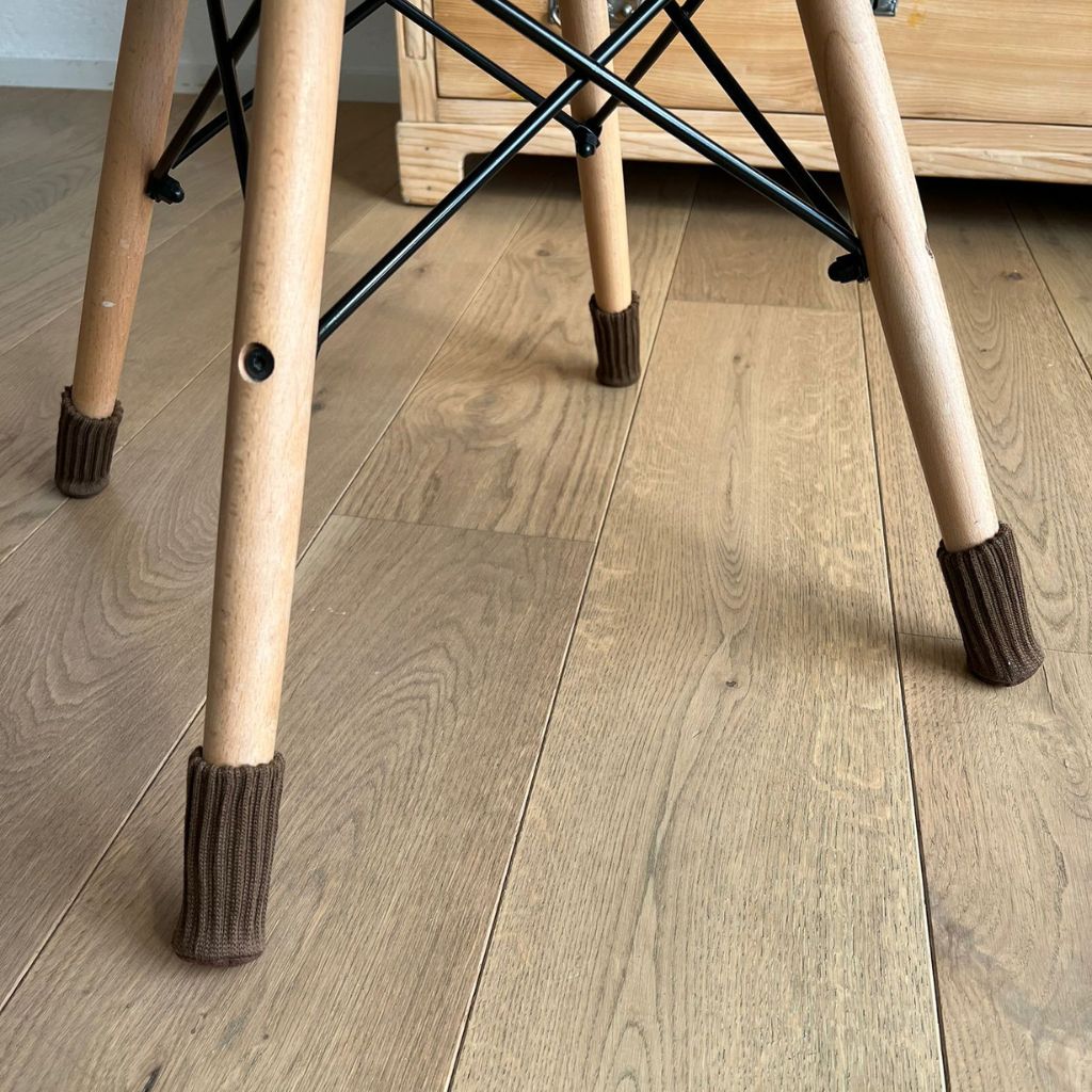 Stuhlsocken Braun für Stuhlbein