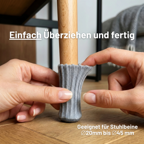 24er Stuhlbeinsocken Grau