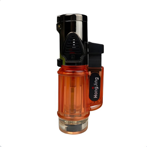 Sturmfeuerzeug 3-Brenner Orange