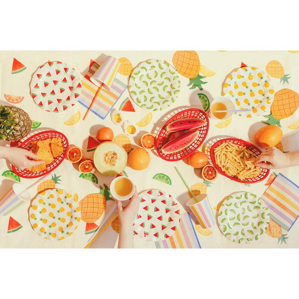 Pappteller Früchte, 20.5 cm, Mix