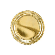 Einwegteller, gold, 23cm - 6 Stück