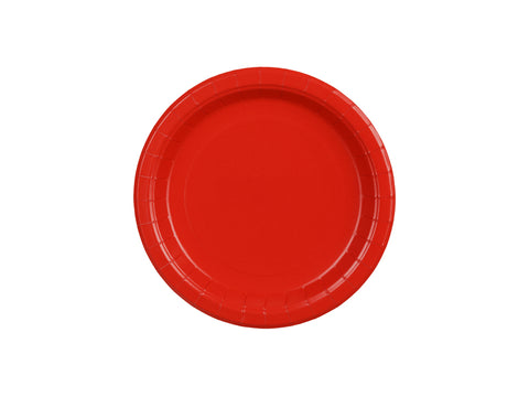 Pappteller, rot, 18 cm