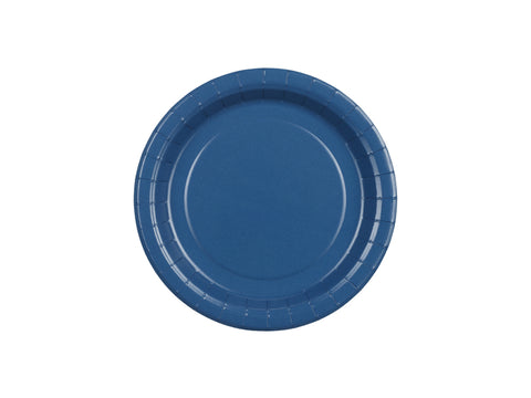Pappteller, dunkelblau, 18 cm