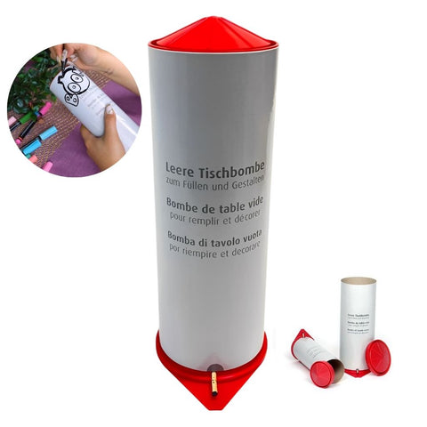 Tischbombe leer 22 cm – zum Befüllen