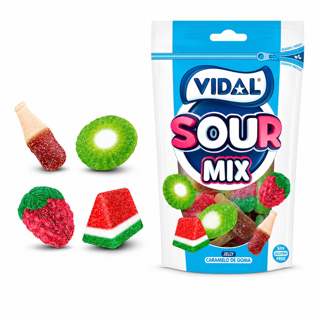VIDAL Jelly Sour Mix 180g