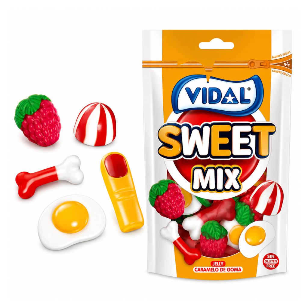 VIDAL Jelly Sweet Mix 180g 🍬 Fruchtgummi Mix