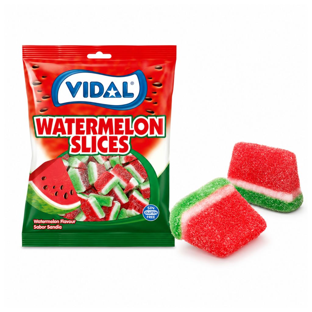VIDAL Watermelon Slices 90g 🍬 Fruchtgummi