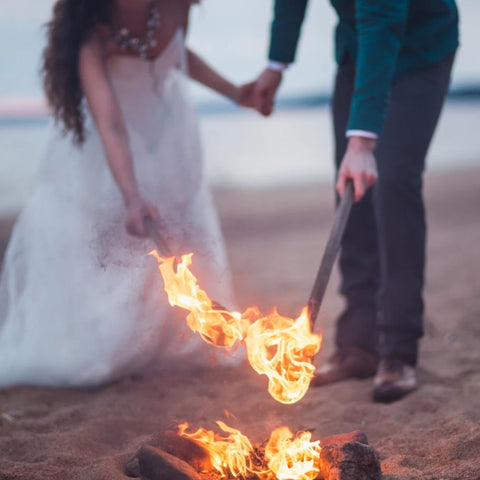 Wachsfackeln bei clickfinger