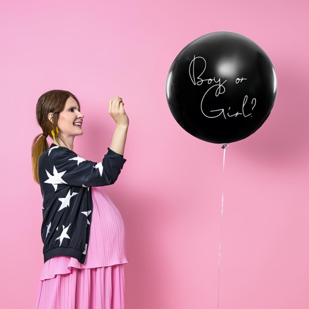 Ballon Gender Reveal - Junge, 1m PartyDeco 2