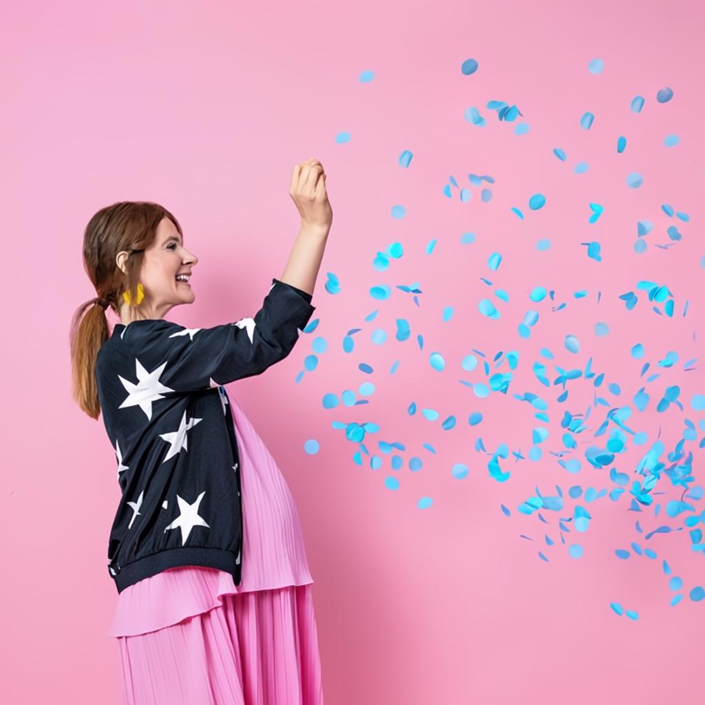 Ballon Gender Reveal - Junge, 1m PartyDeco 3
