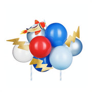 Ballon Kuchendeckel Flugzeug, 29 cm PartyDeco 1