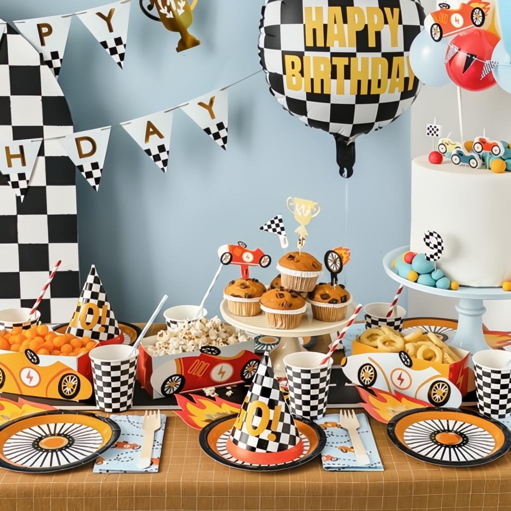 Ballon-Kuchentopper Auto, 29 cm PartyDeco 4
