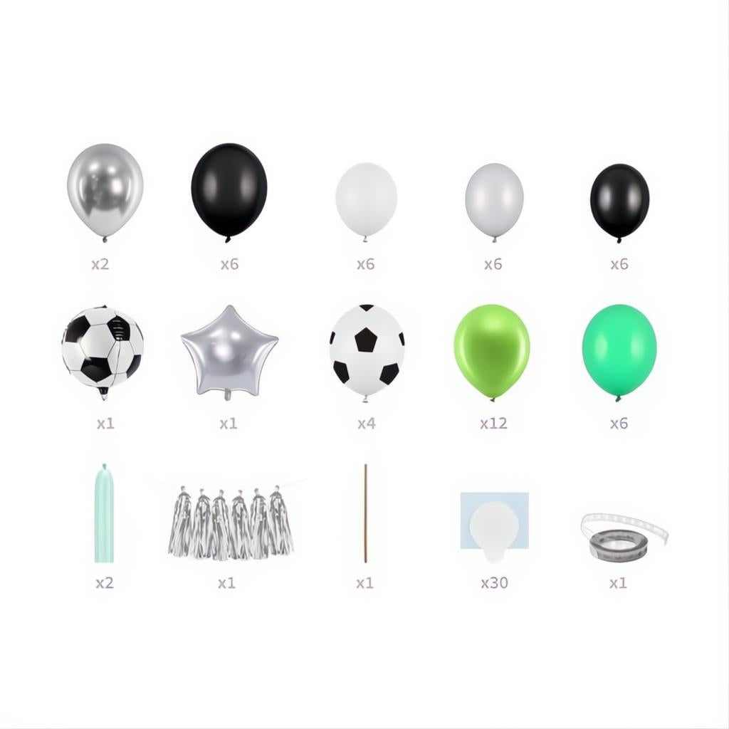 Ballongirlande - Ball, 150x126cm PartyDeco 2
