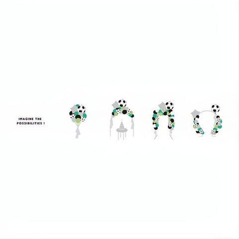 Ballongirlande - Ball, 150x126cm PartyDeco 3