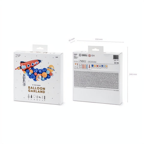 Ballongirlande - Rakete, 154x130cm PartyDeco 4