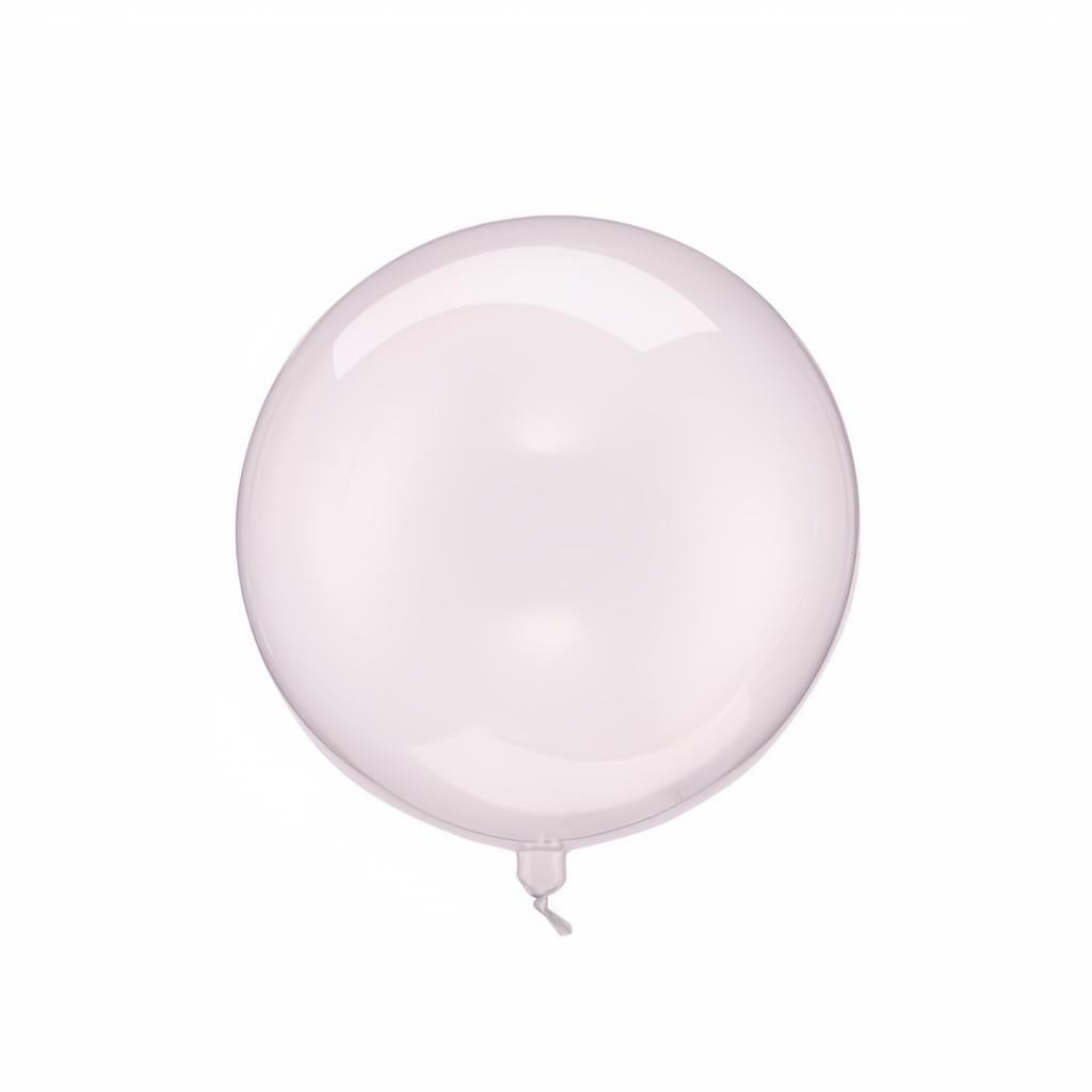 Ballonkugel, 40cm, transparent rosa PartyDeco 1