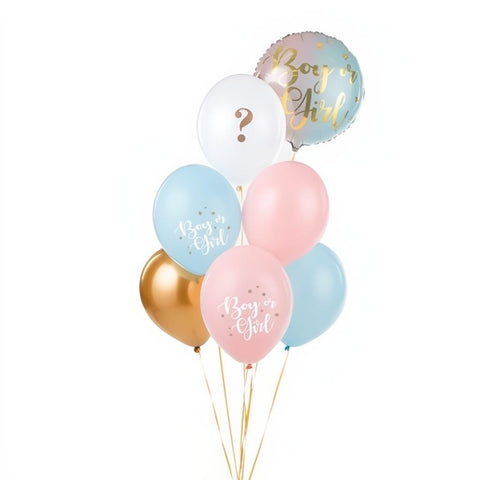 Ballons 30 cm, Boy or Girl PartyDeco 2