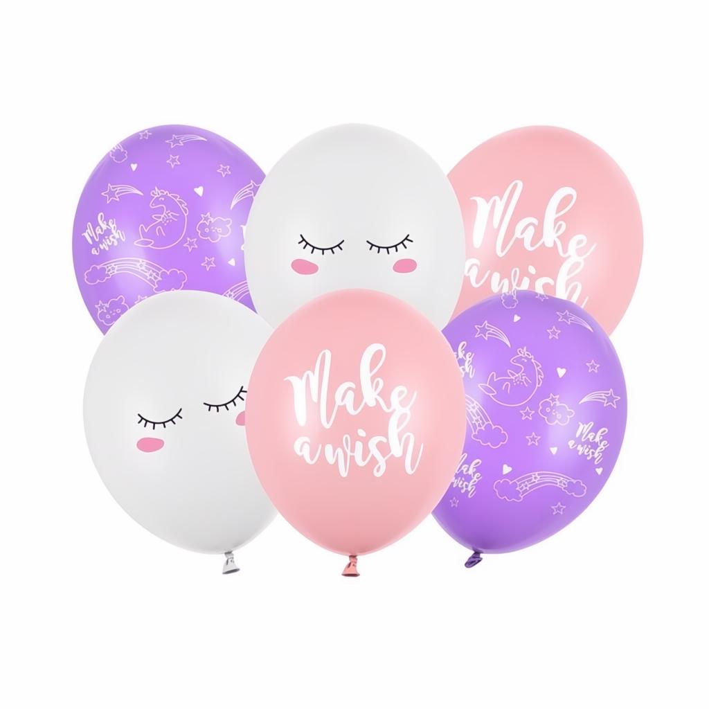 Ballons 30cm, Einhorn PartyDeco 1