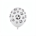 Ballons 30cm, Fussbälle, Pastel P. White PartyDeco 1