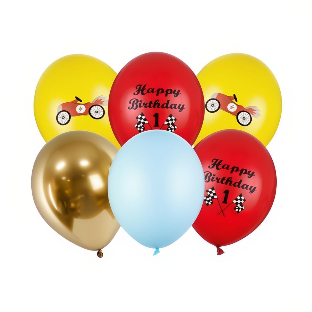 Ballons 30cm, Happy Birthday PartyDeco 3