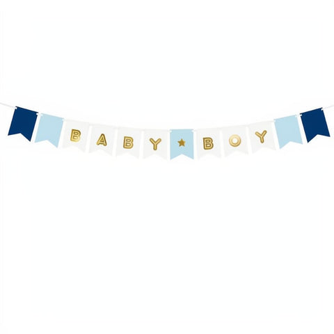 Banner Baby Boy, 15 x 160 cm PartyDeco 1