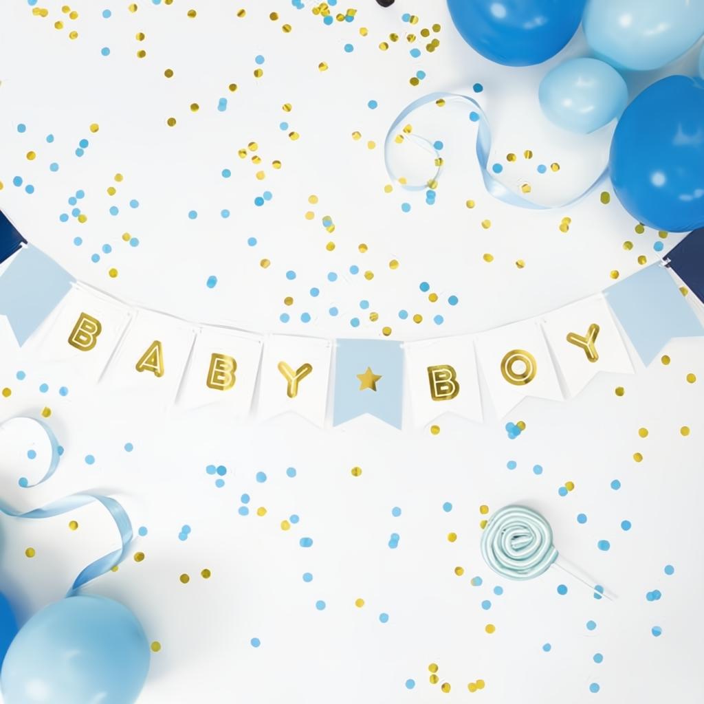 Banner Baby Boy, 15 x 160 cm PartyDeco 4