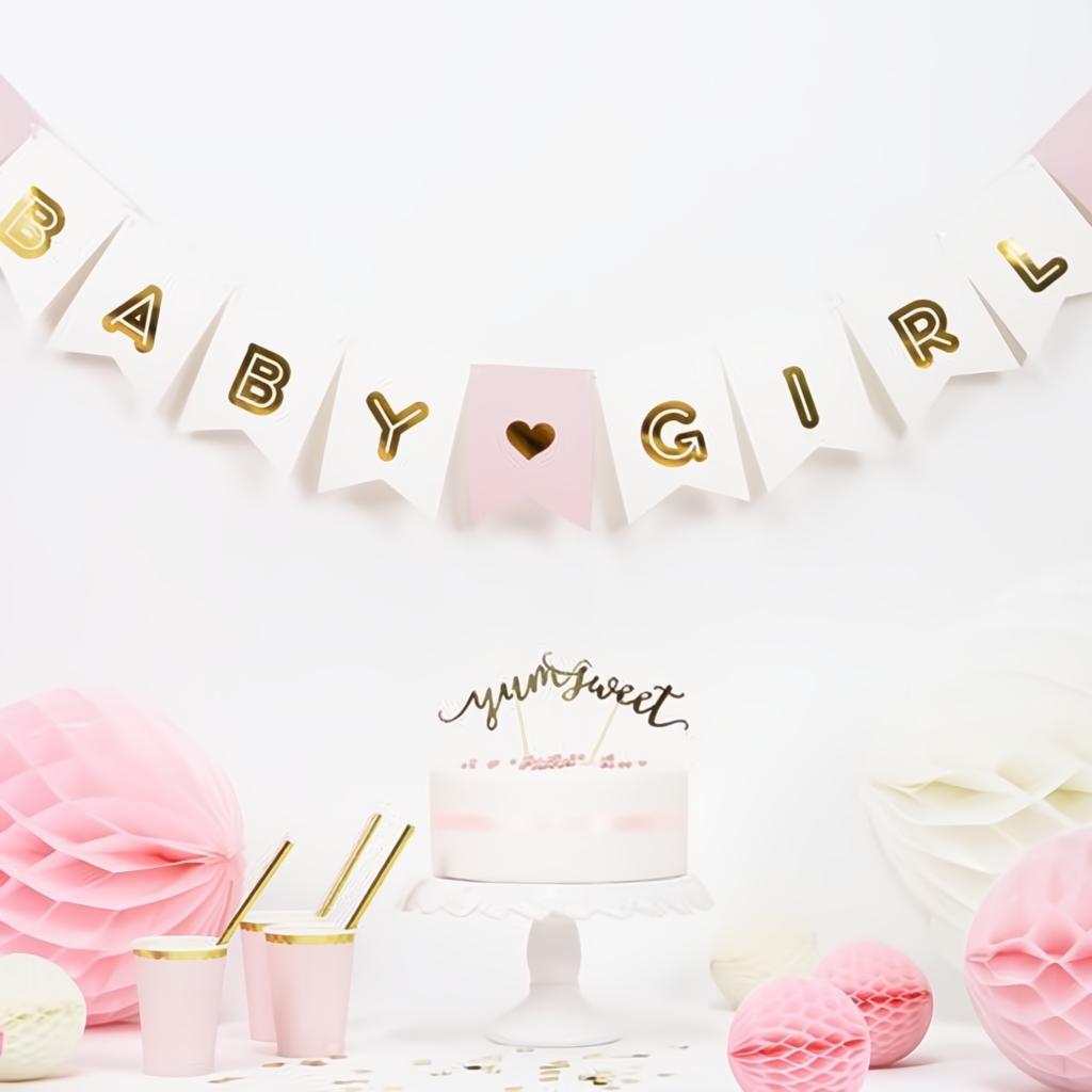 Banner Baby Girl, 15 x 175 cm PartyDeco 3