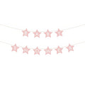 Banner Baby shower, 290x16.5 cm, hellrosa PartyDeco 1
